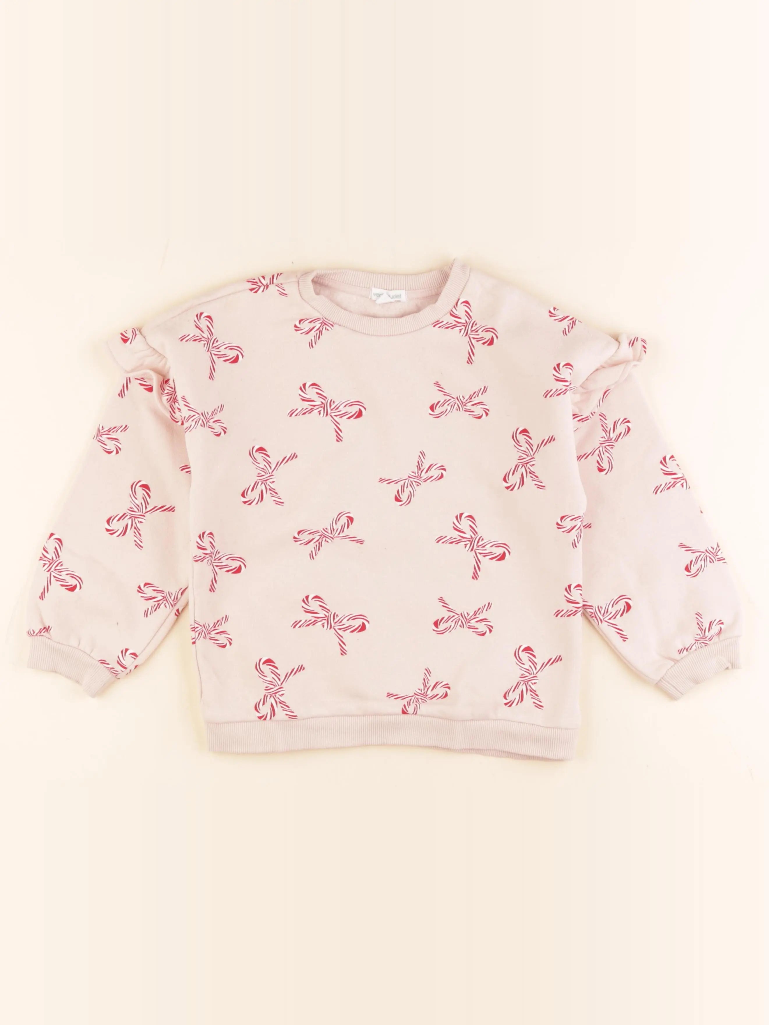 Vertbaudet - sweat rose - 6 ans