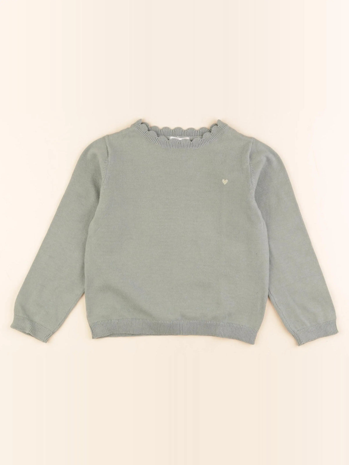 Vertbaudet - pull vert - 5 ans