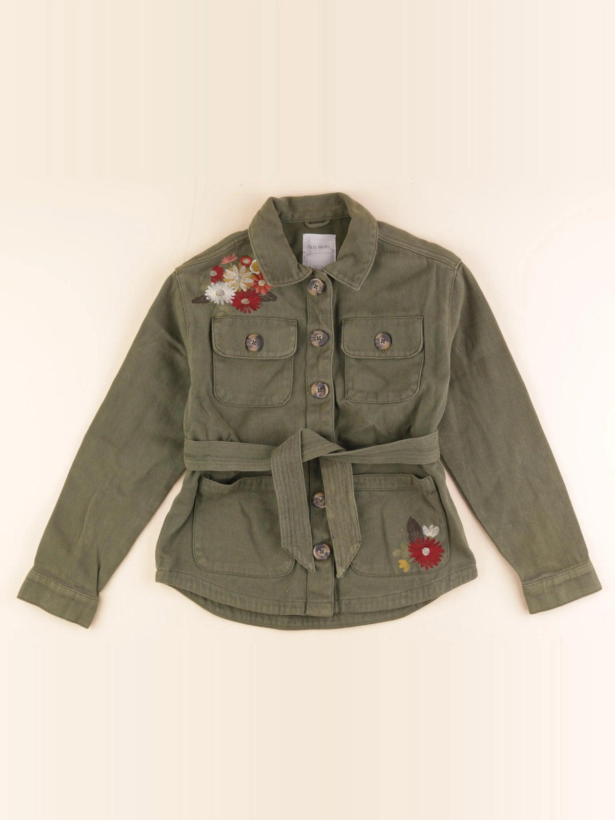Vertbaudet - veste vert - 10 ans