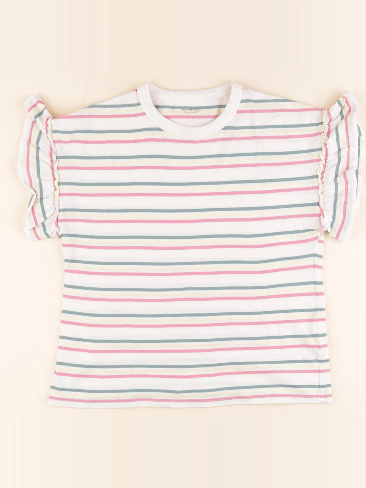 Vertbaudet - tee-shirt multicolore - 10 ans