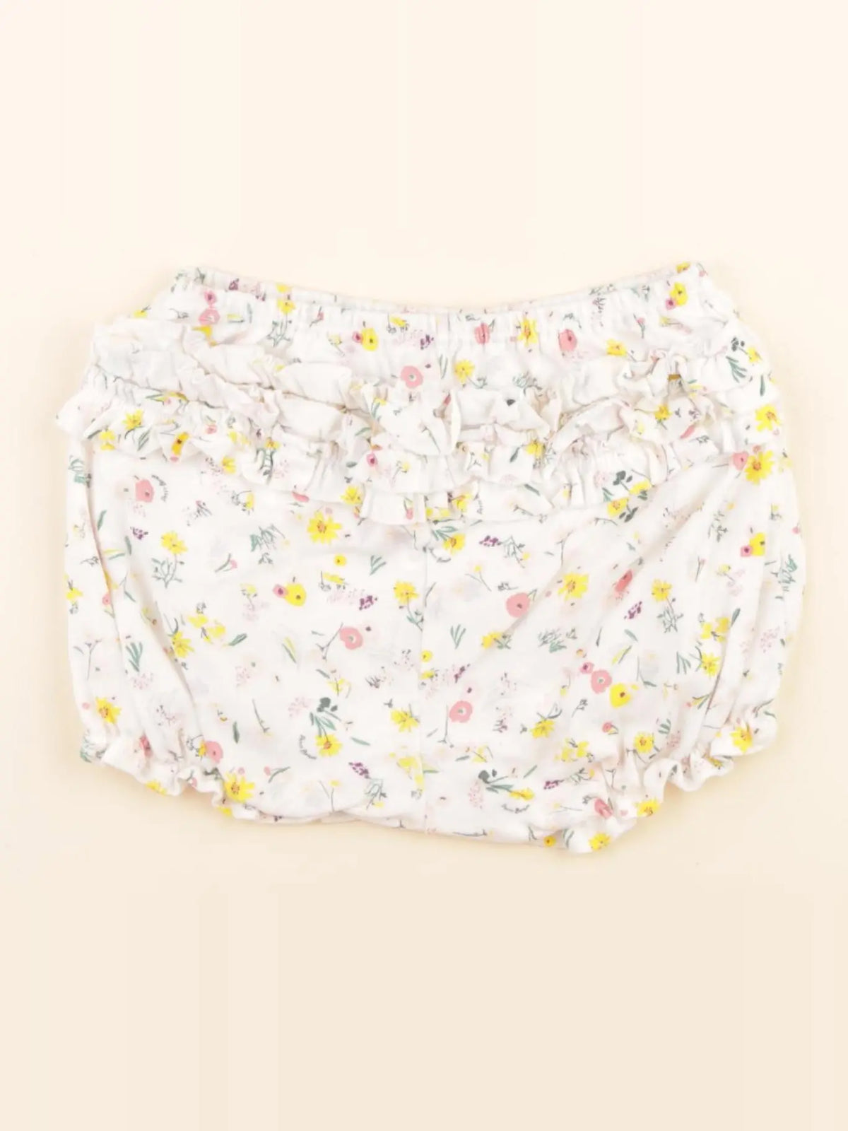 Bloomer volants au dos blanc