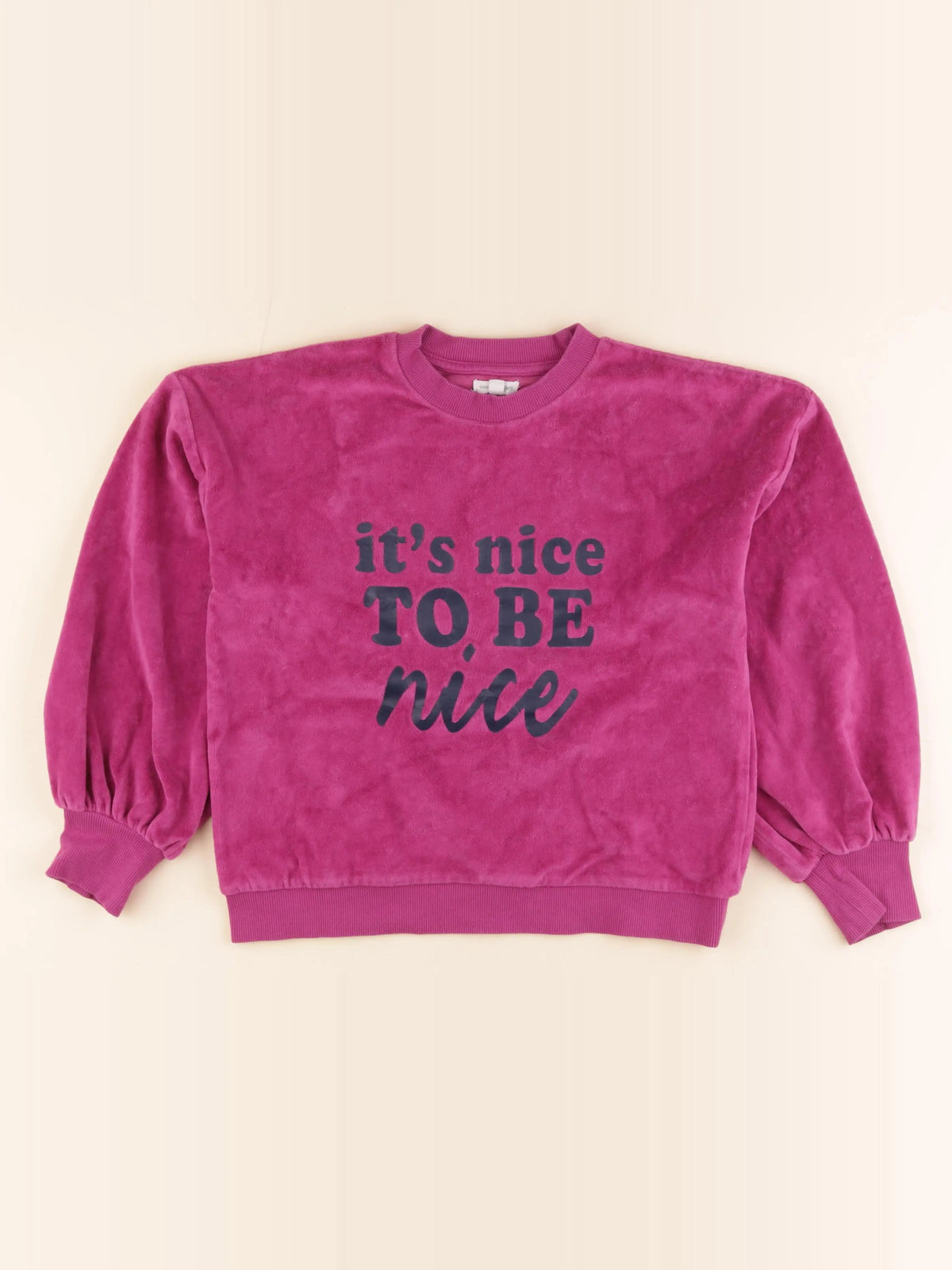 Vertbaudet - sweat violet - 10 ans