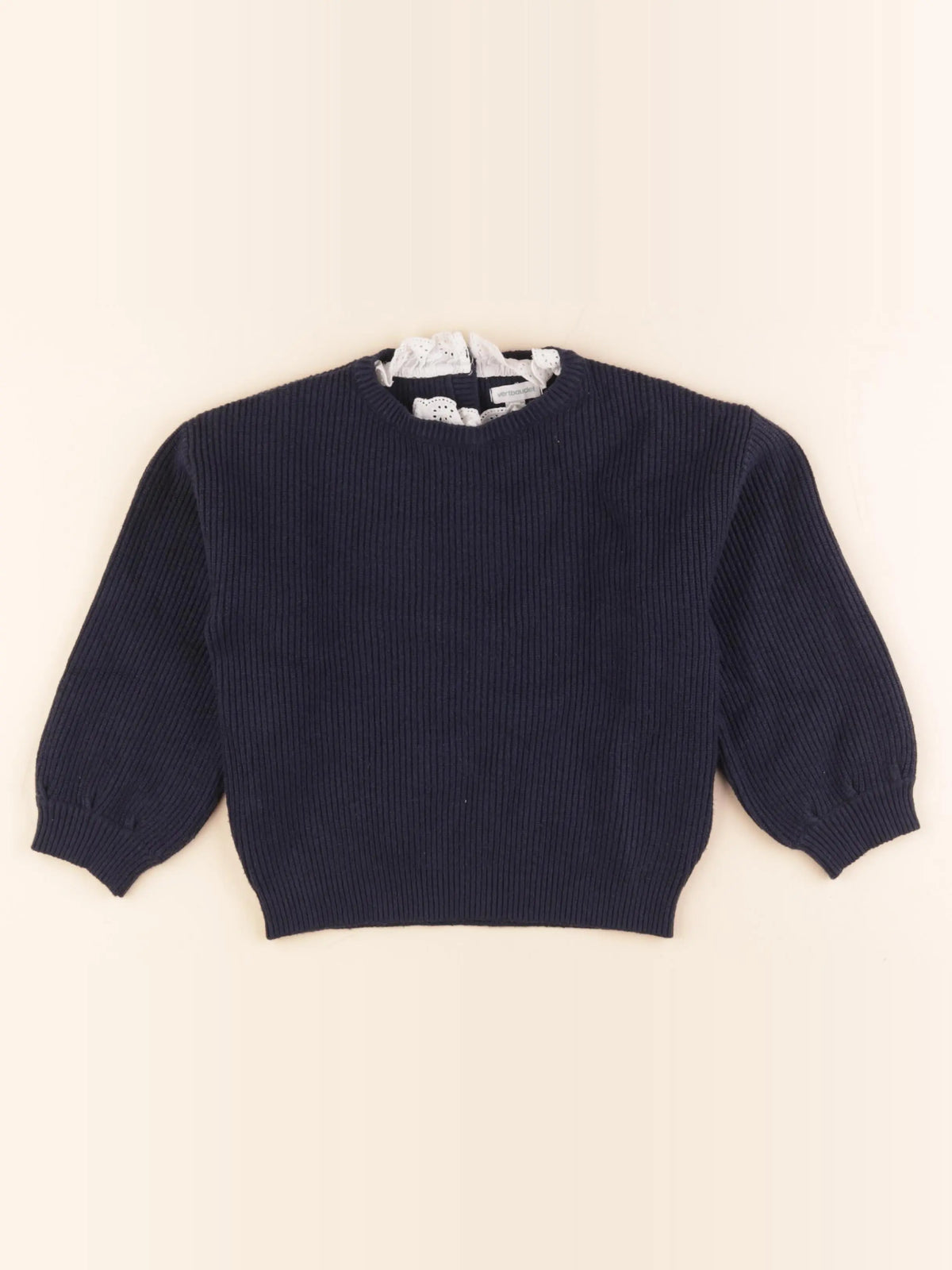 Vertbaudet - pull bleu - 6 ans