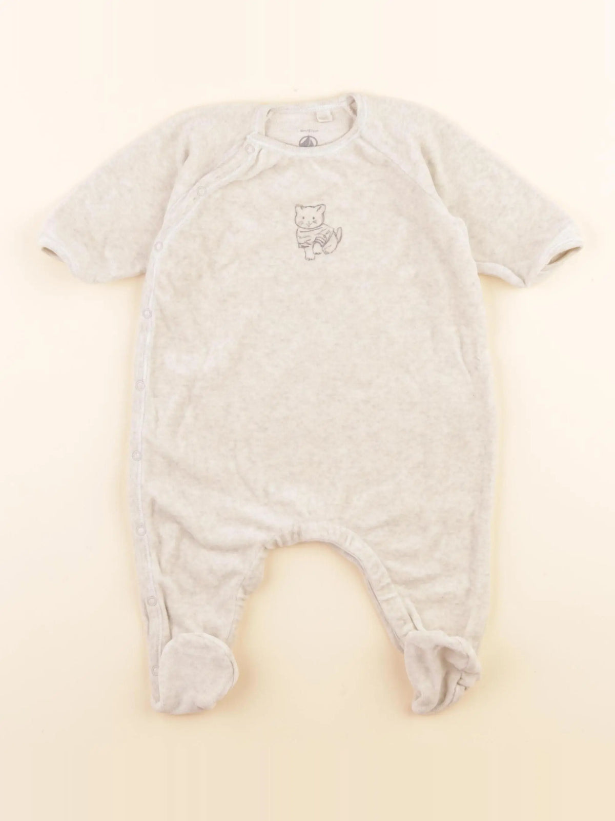 Pyjama velours beige