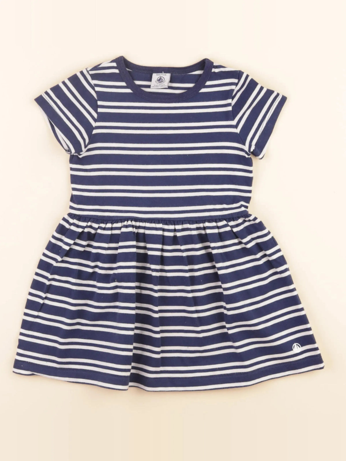 Robe blanc, bleu