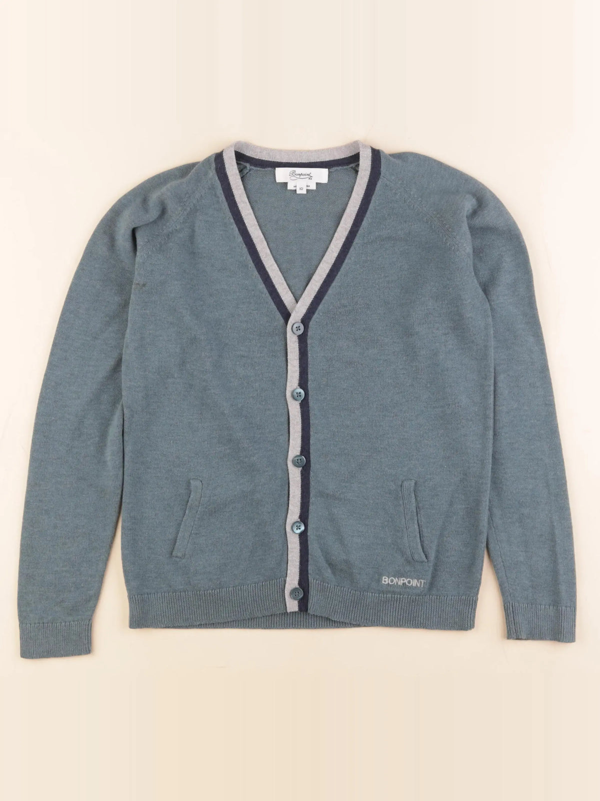 Bonpoint - gilet vert - 10 ans
