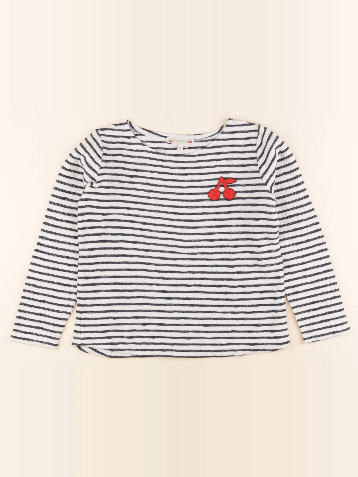 Bonpoint - tee-shirt blanc, noir - 8 ans