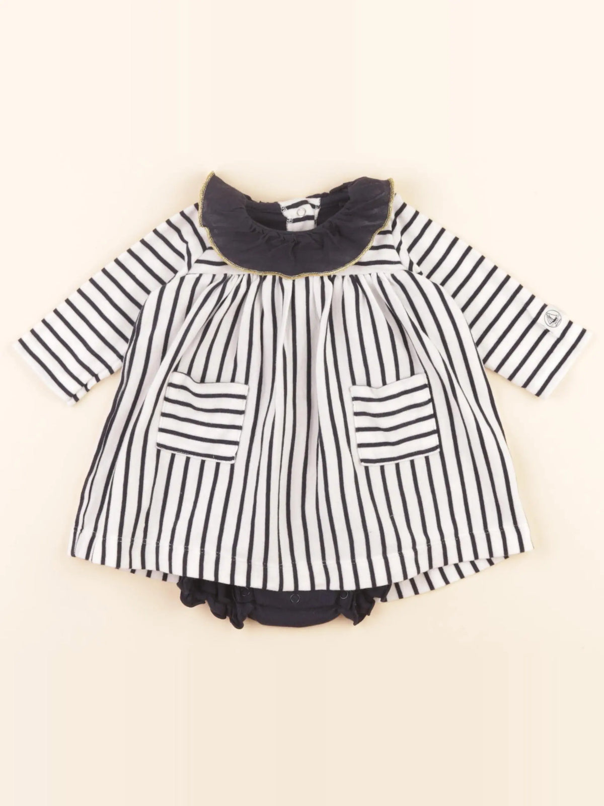 Body robe blanc, bleu, or