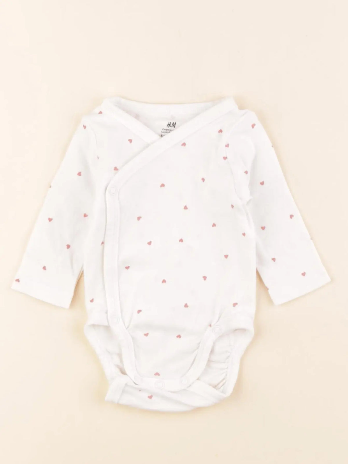 H&M - body blanc - 0/1 mois
