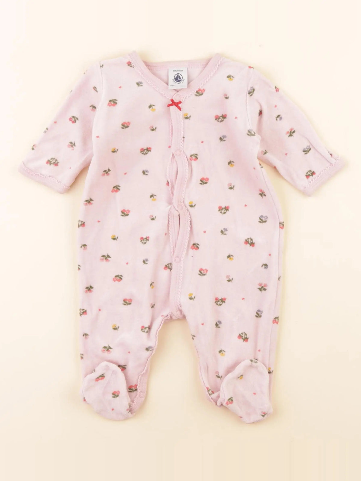 Pyjama velours rose