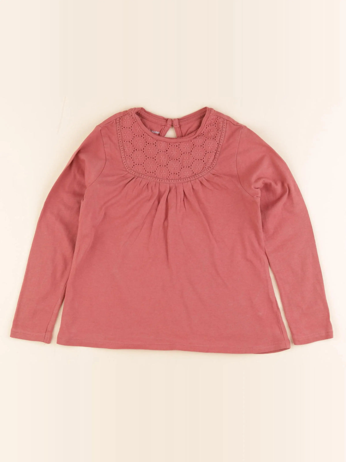 Vertbaudet - tee-shirt rose - 5 ans