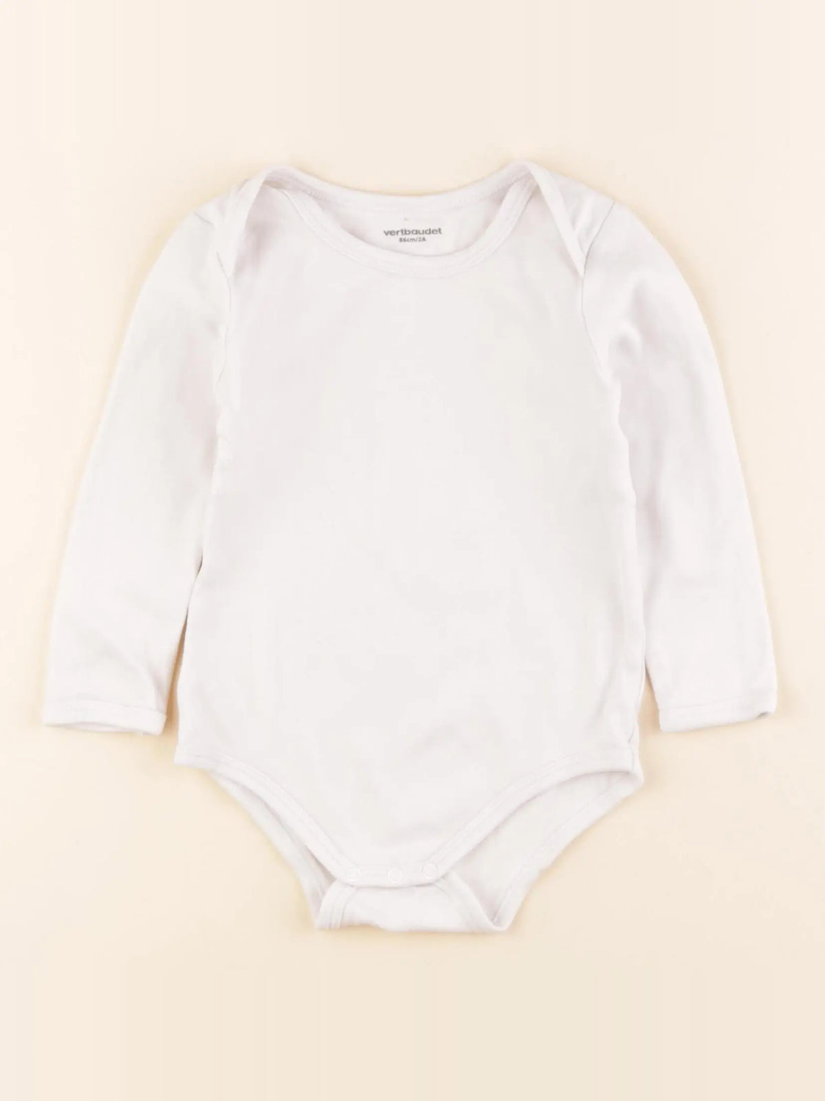 Vertbaudet - body blanc - 2 ans