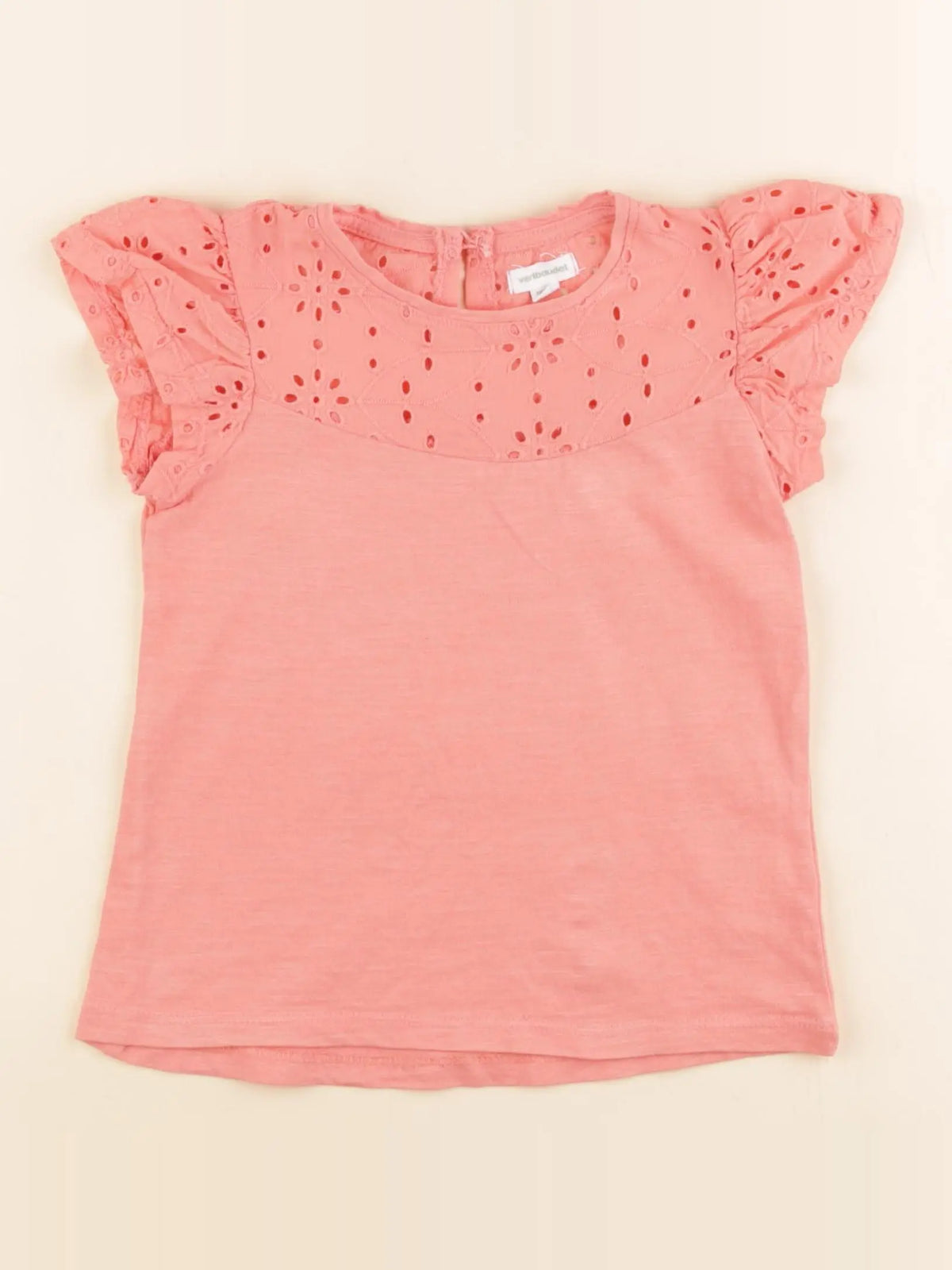 Vertbaudet - tee-shirt rose - 4 ans