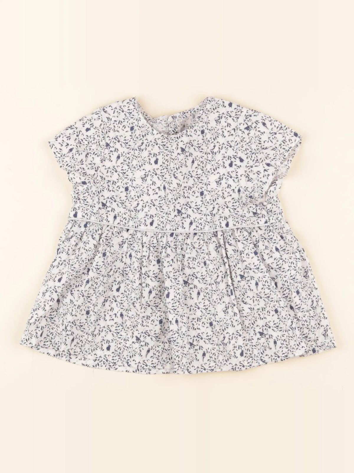 Petit Bateau - robe multicolore - 18 mois