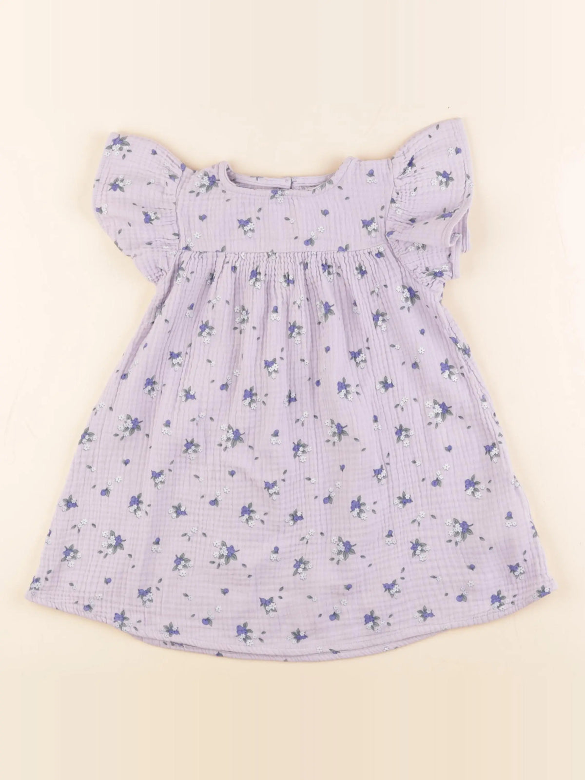 Vertbaudet - robe violet - 4 ans
