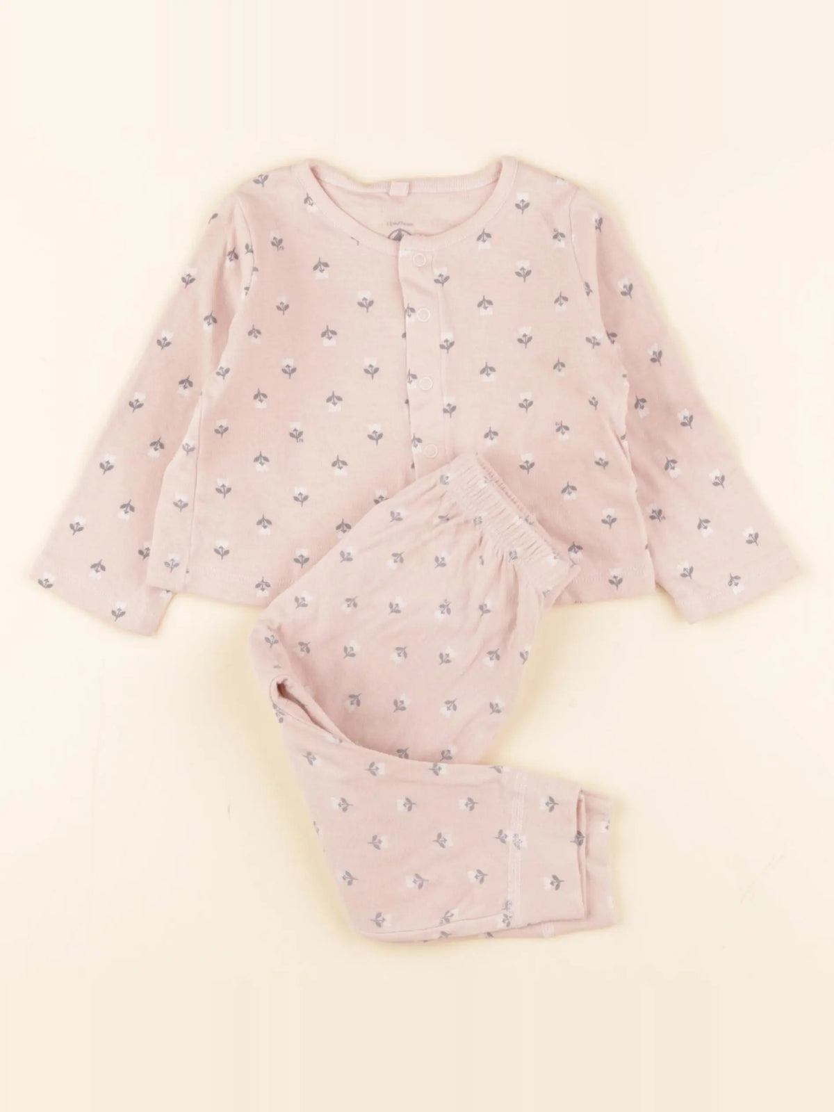 Pyjama coton rose