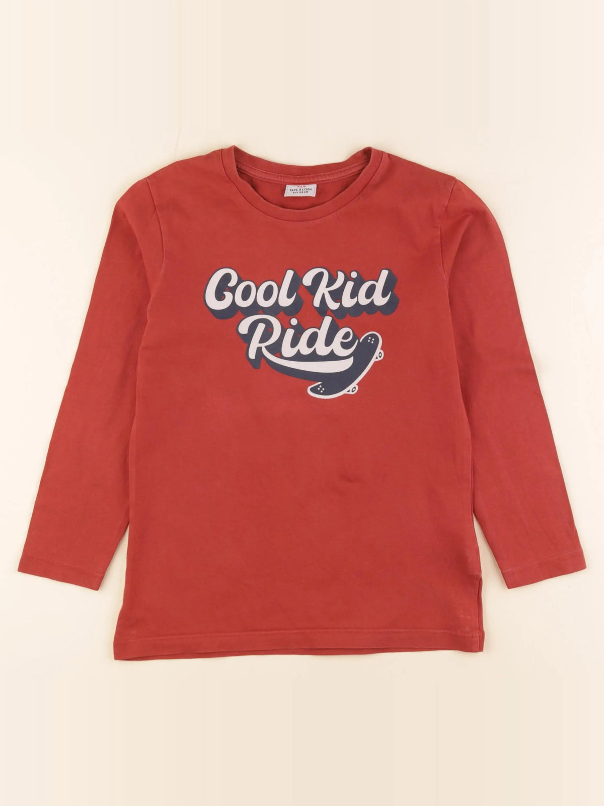 Tape à l'oeil - tee-shirt rouge - 8 ans