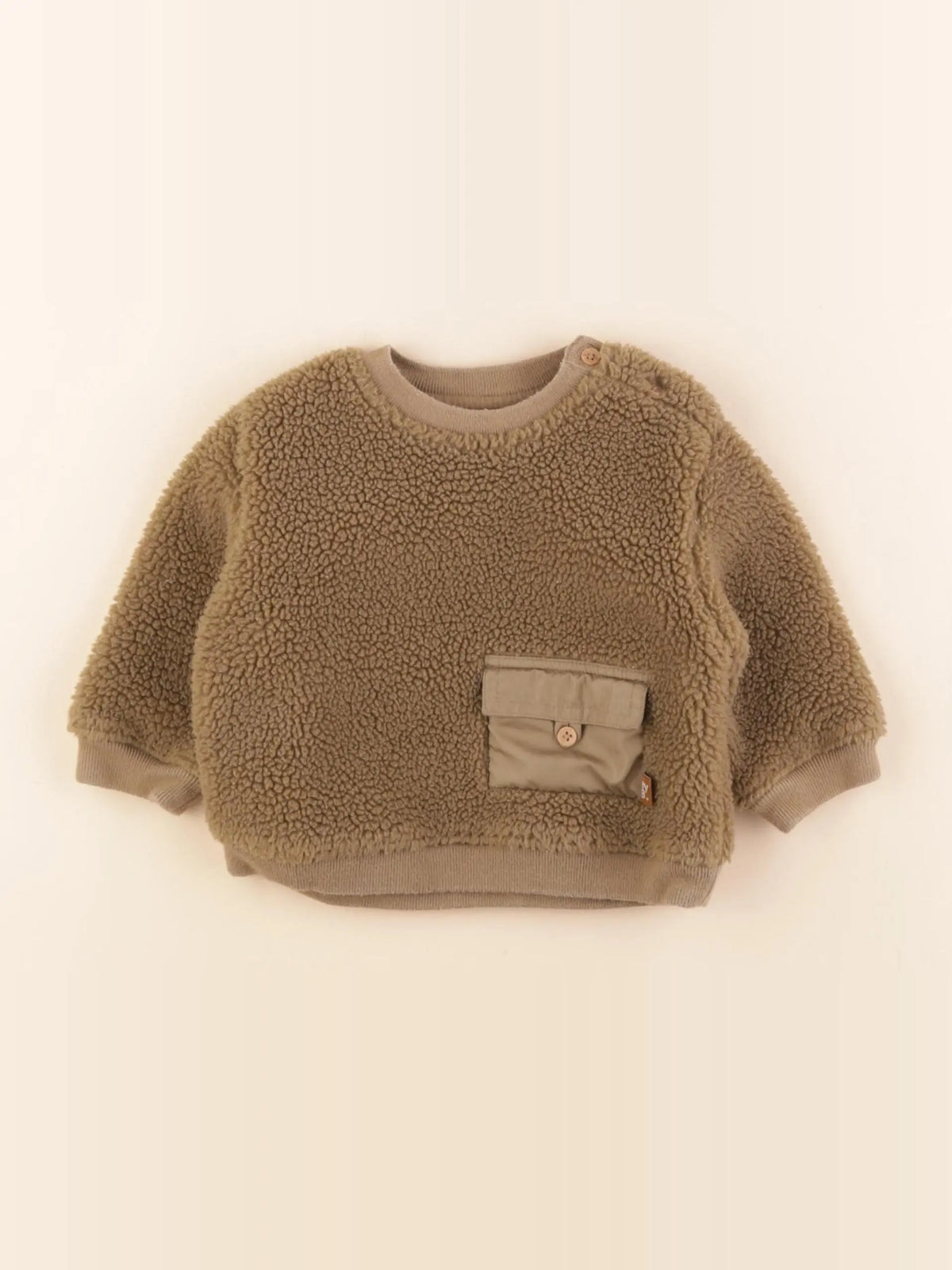 Boutchou - sweat vert - 6 mois