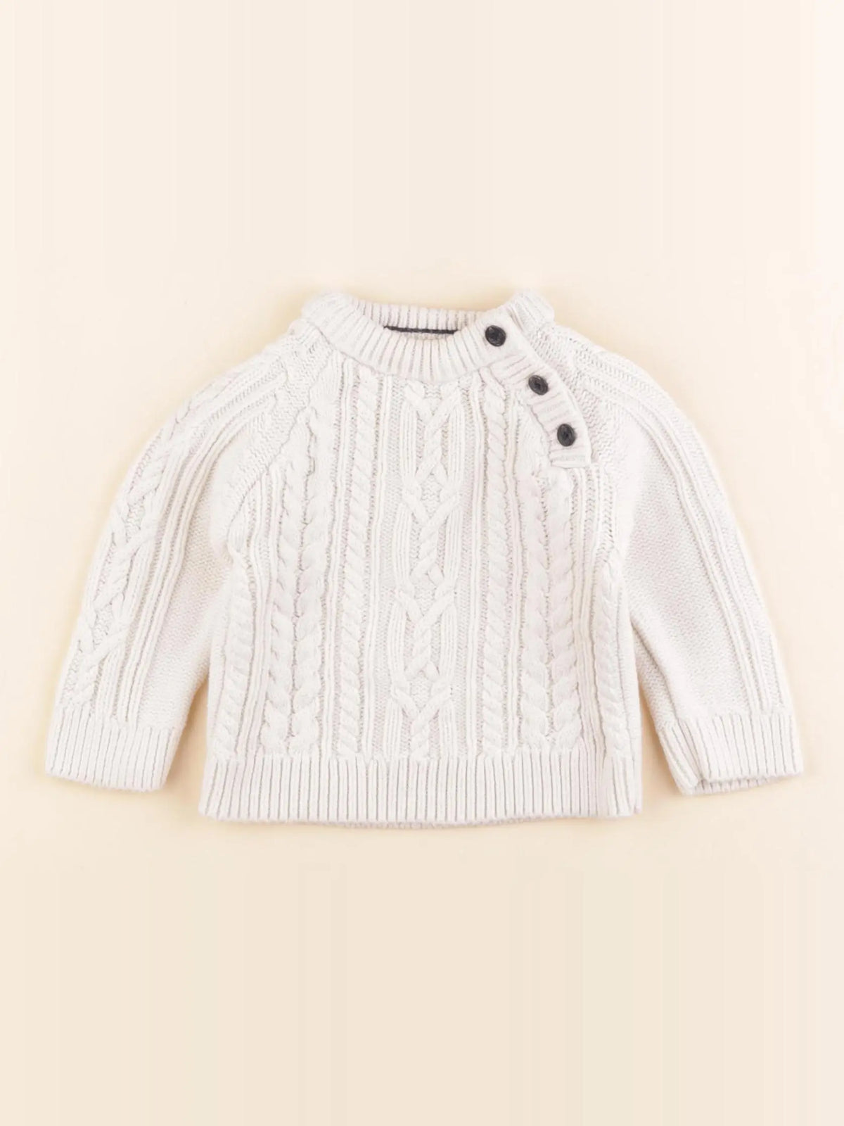Jacadi - pull beige - 12 mois
