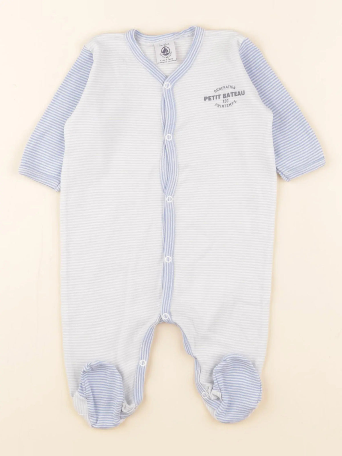 Pyjama coton bleu