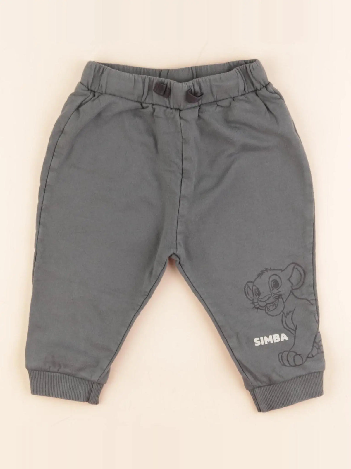 Vertbaudet - jogging doublé vert - 18 mois