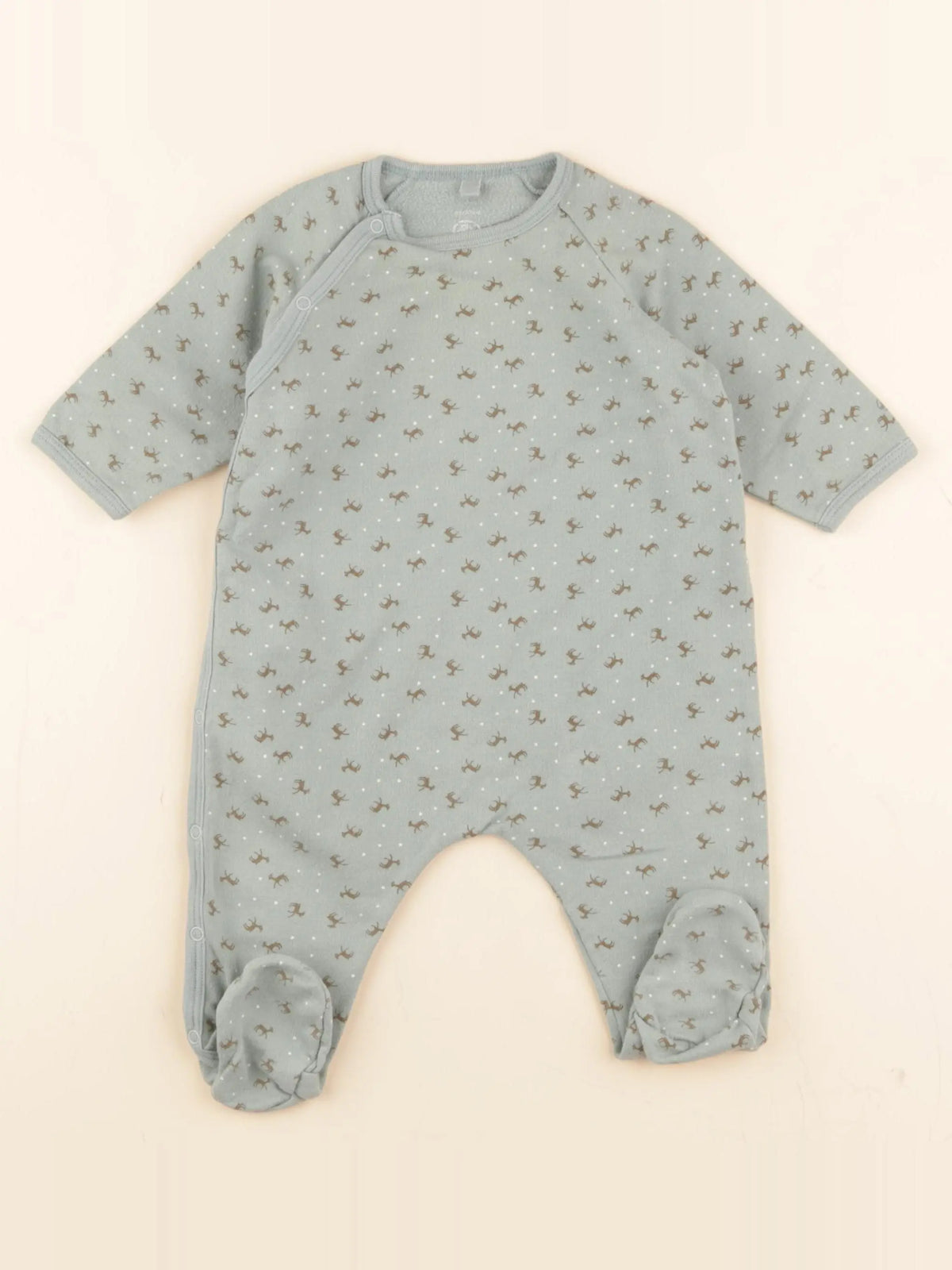 Pyjama coton vert