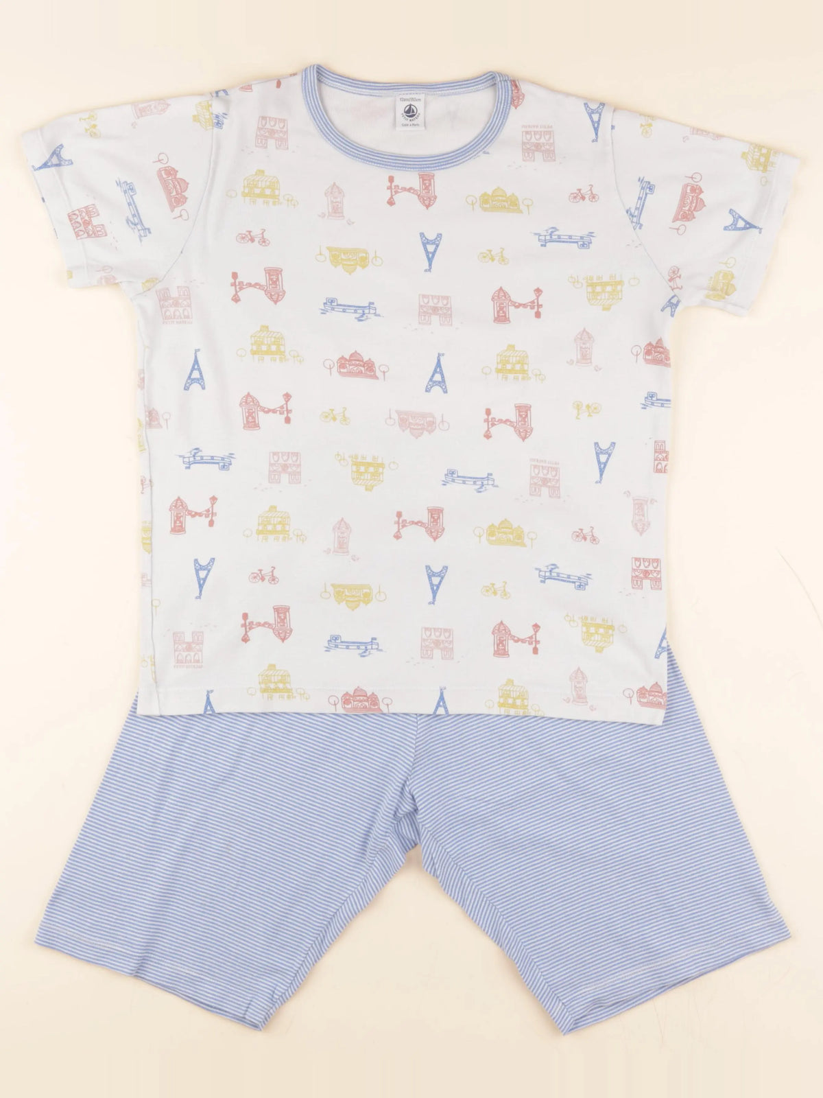 Pyjama coton bleu