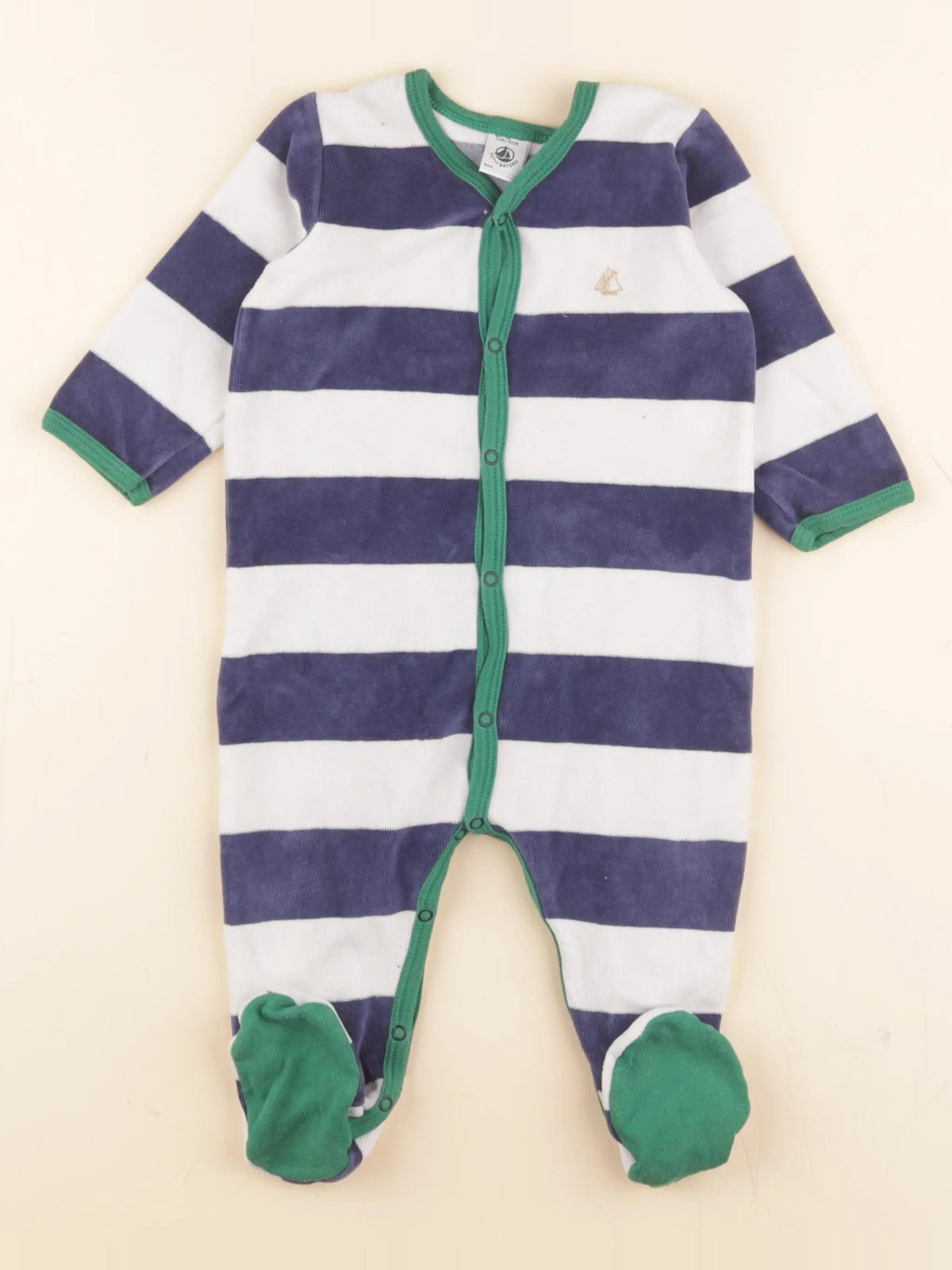 Pyjama velours bleu