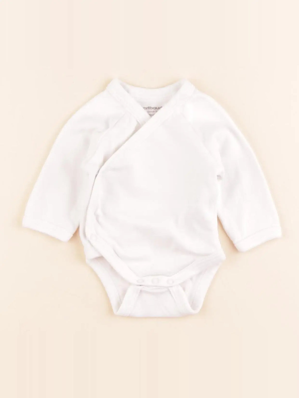 Vertbaudet - body blanc - 0 mois