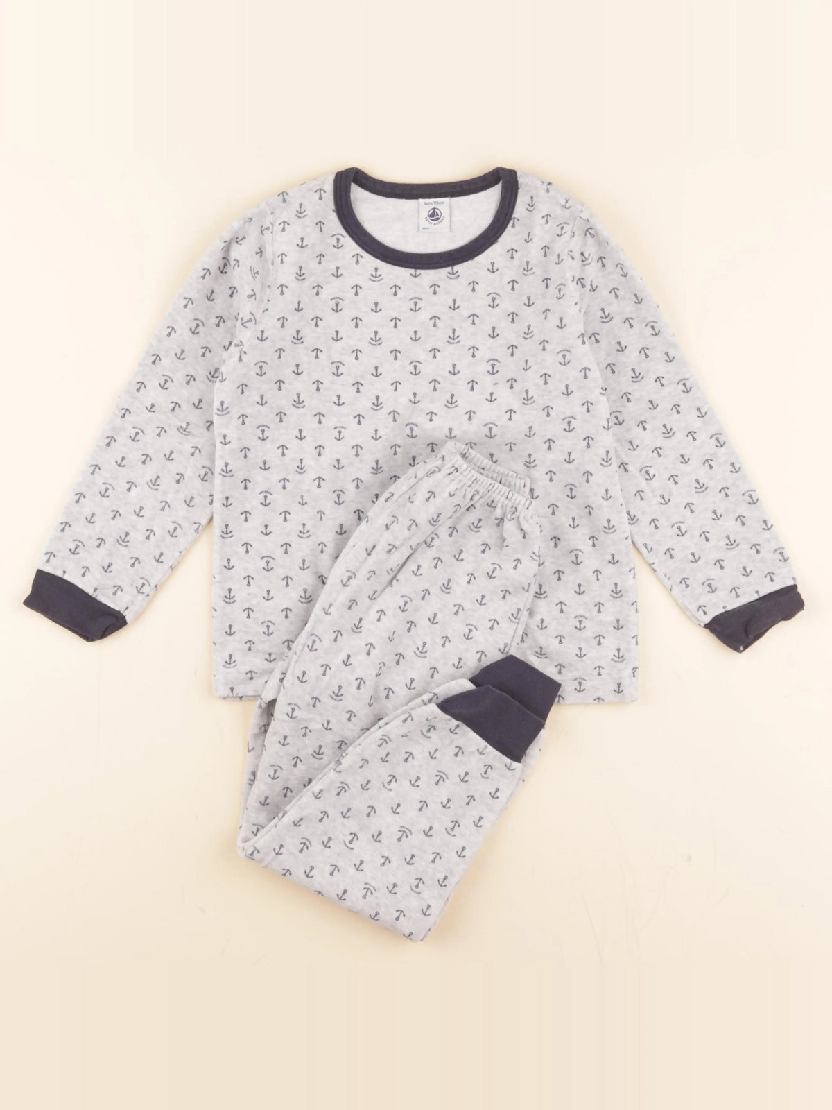 Pyjama velours gris
