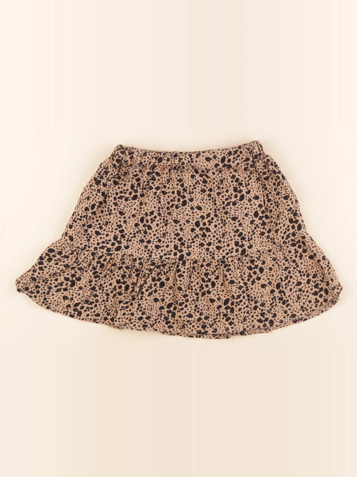 Vertbaudet - jupe noir, marron - 6 ans