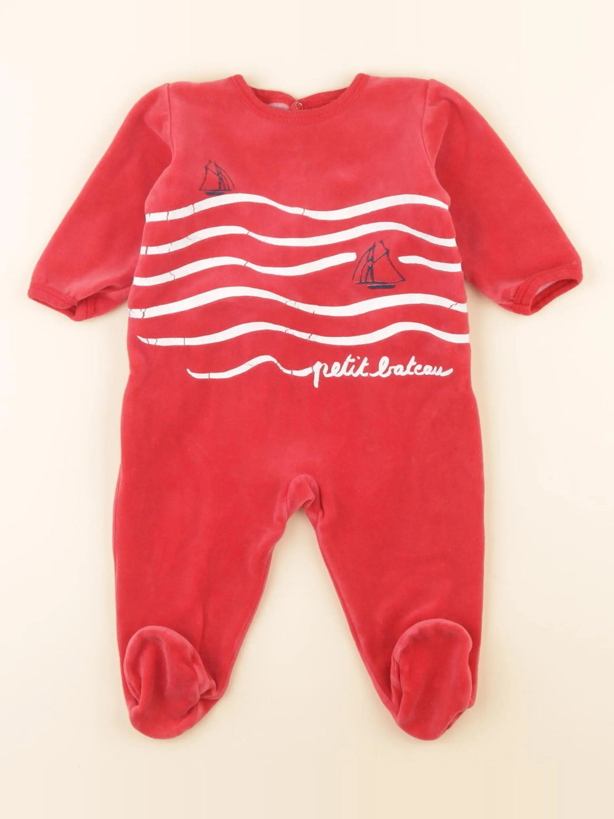 Pyjama velours rouge