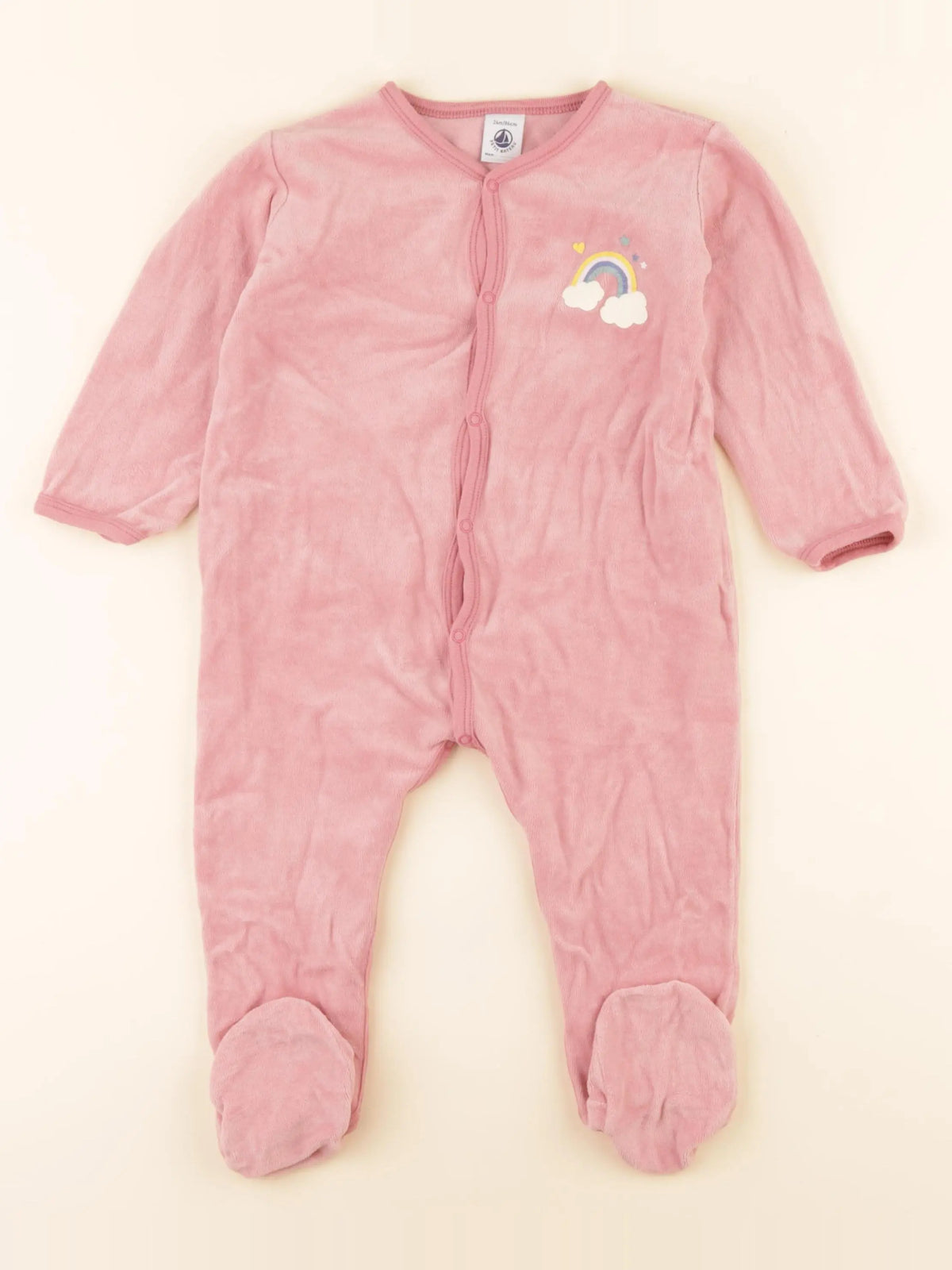 Pyjama velours rose