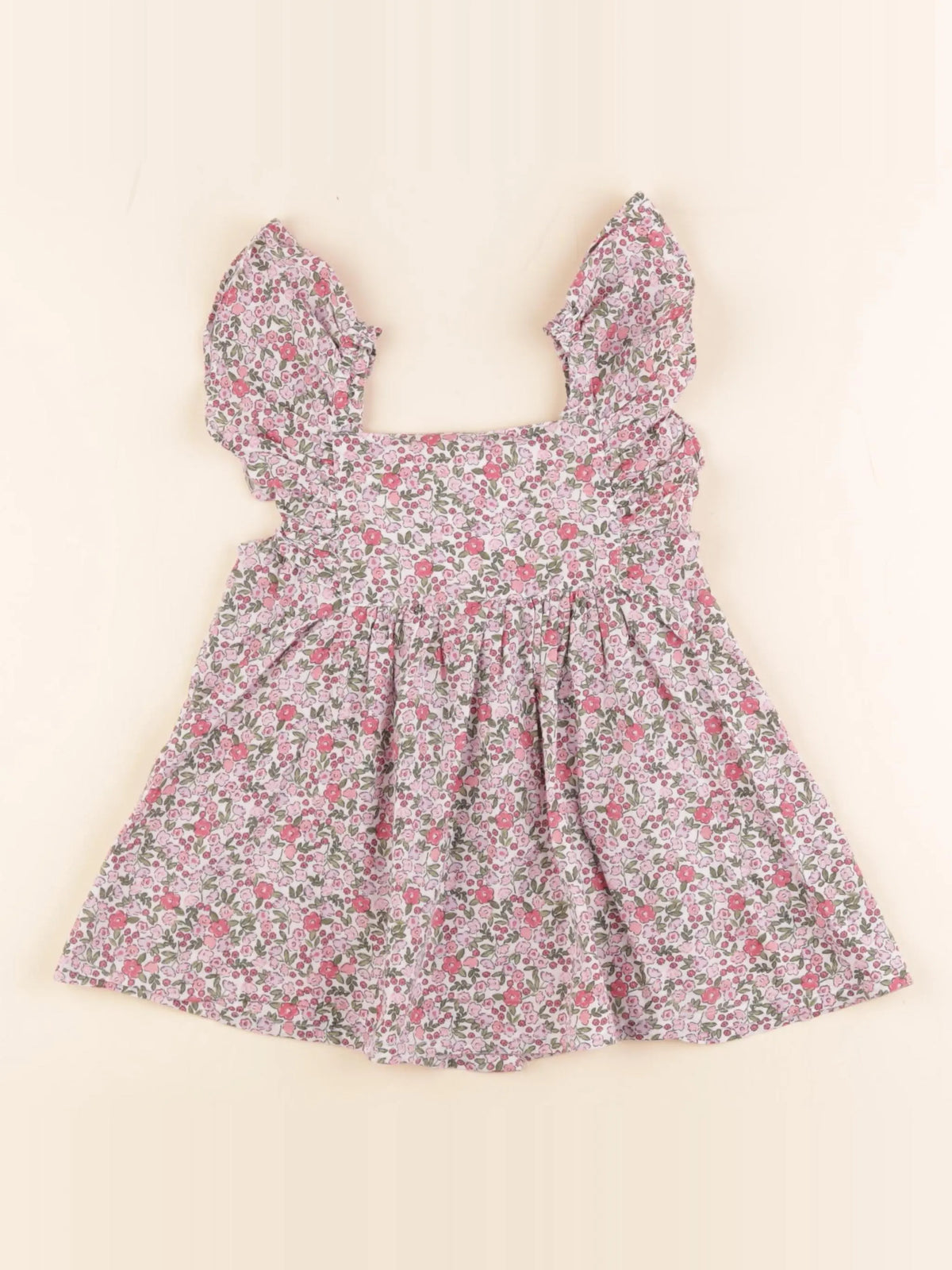 Vertbaudet - robe rose - 12 mois