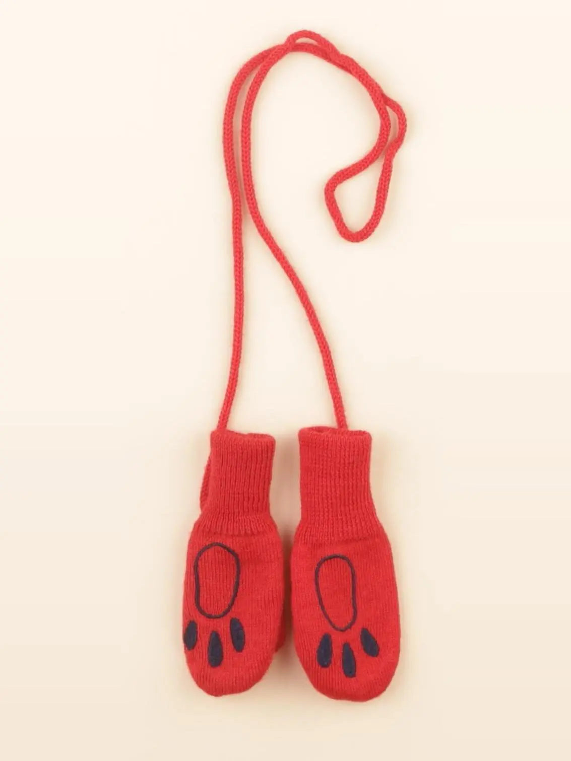 Moufles rouge