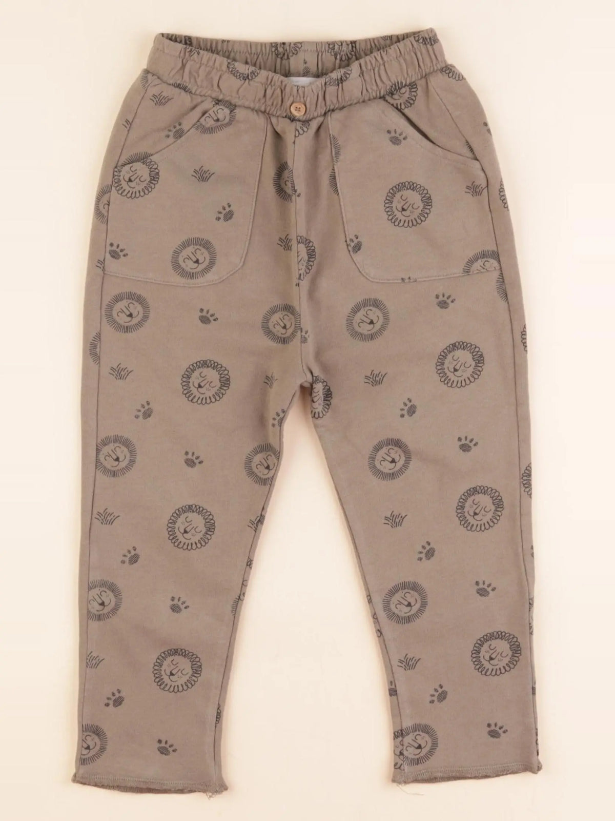 Vertbaudet - pantalon vert - 18 mois