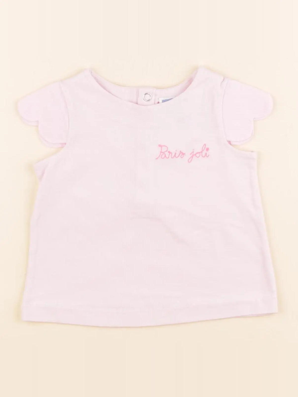 Jacadi - tee-shirt rose - 6 mois