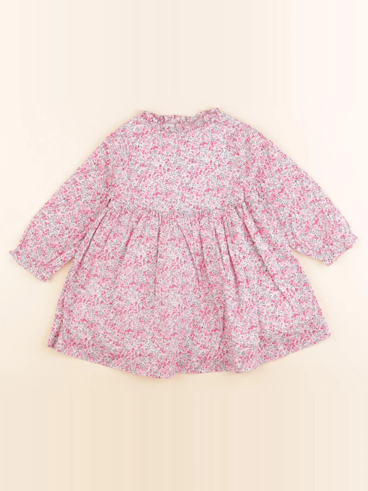 Jacadi - robe liberty rose - 18 mois