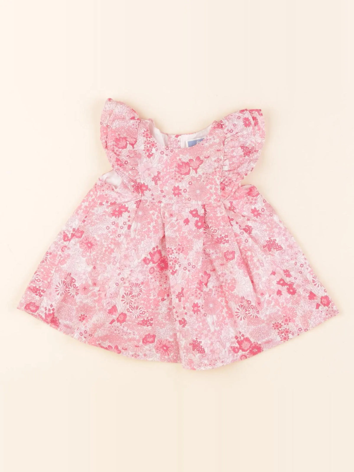 Jacadi - robe liberty rose - 1 mois