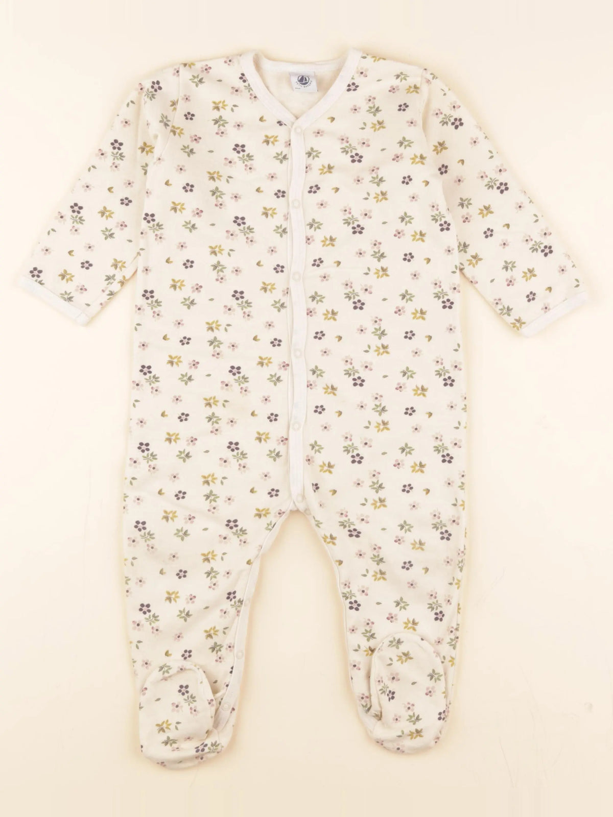 Pyjama coton beige