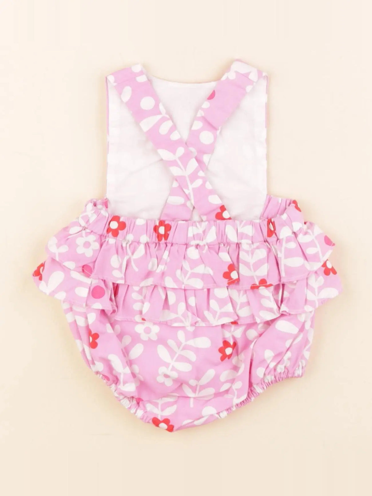 Jacadi - combinaison rose - 3 mois