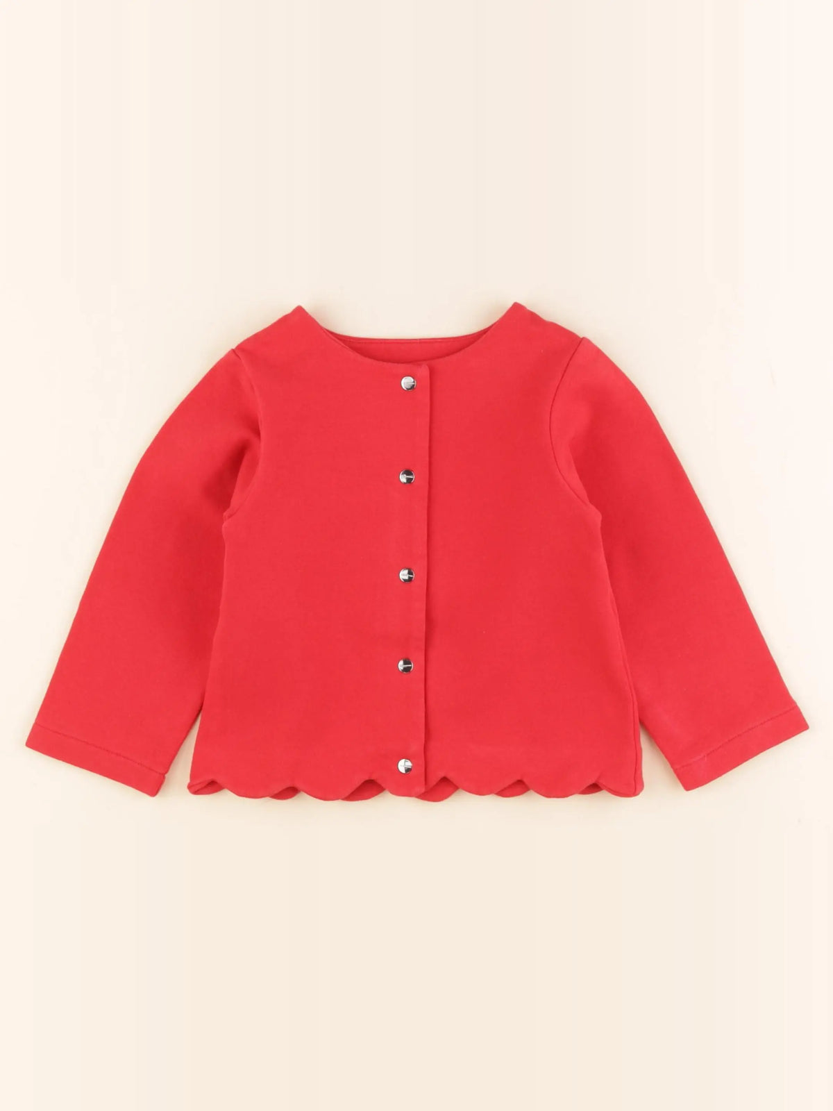 Jacadi - sweat rouge - 24 mois