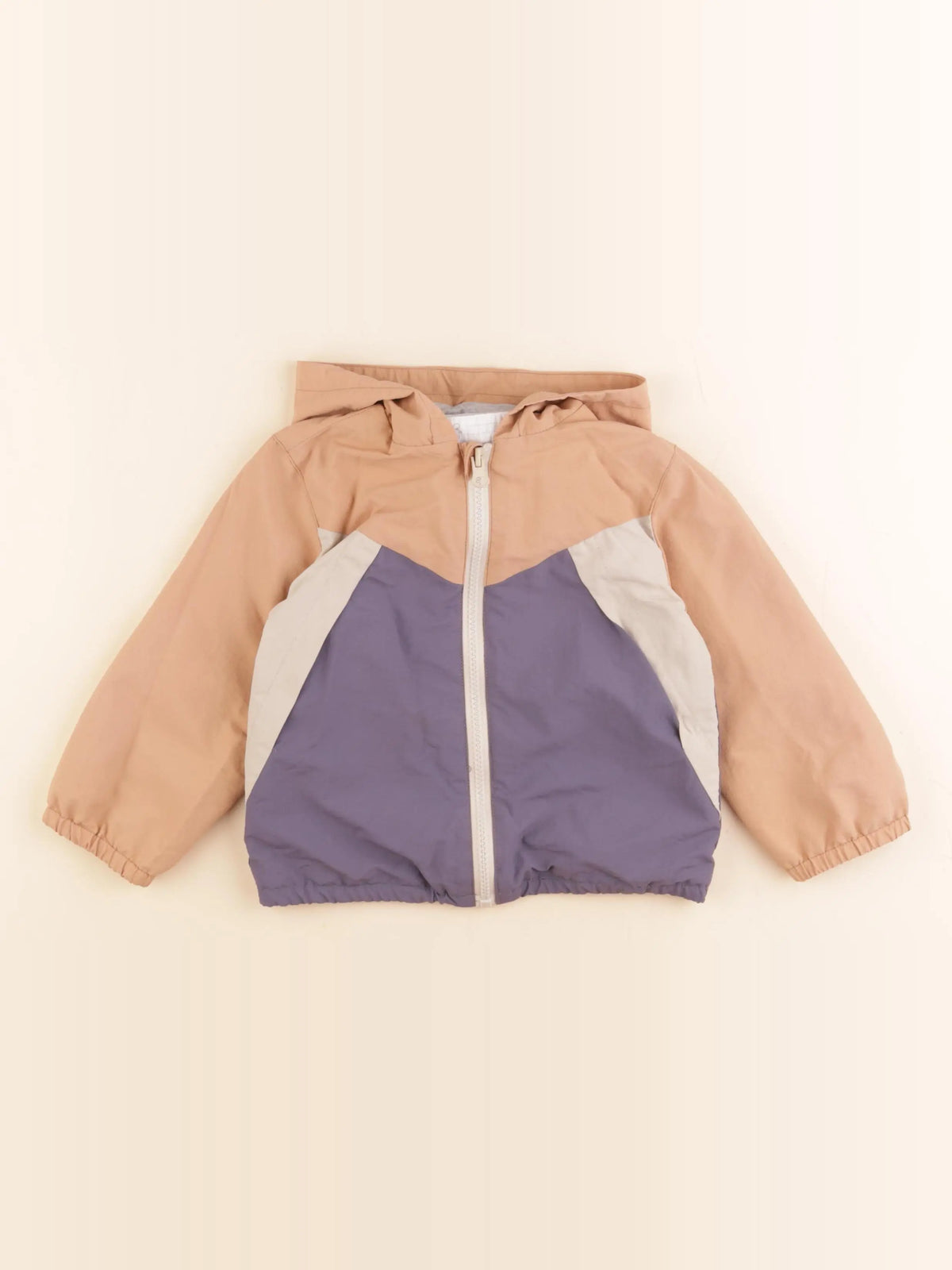 Vertbaudet - coupe-vent marron, bleu - 24 mois
