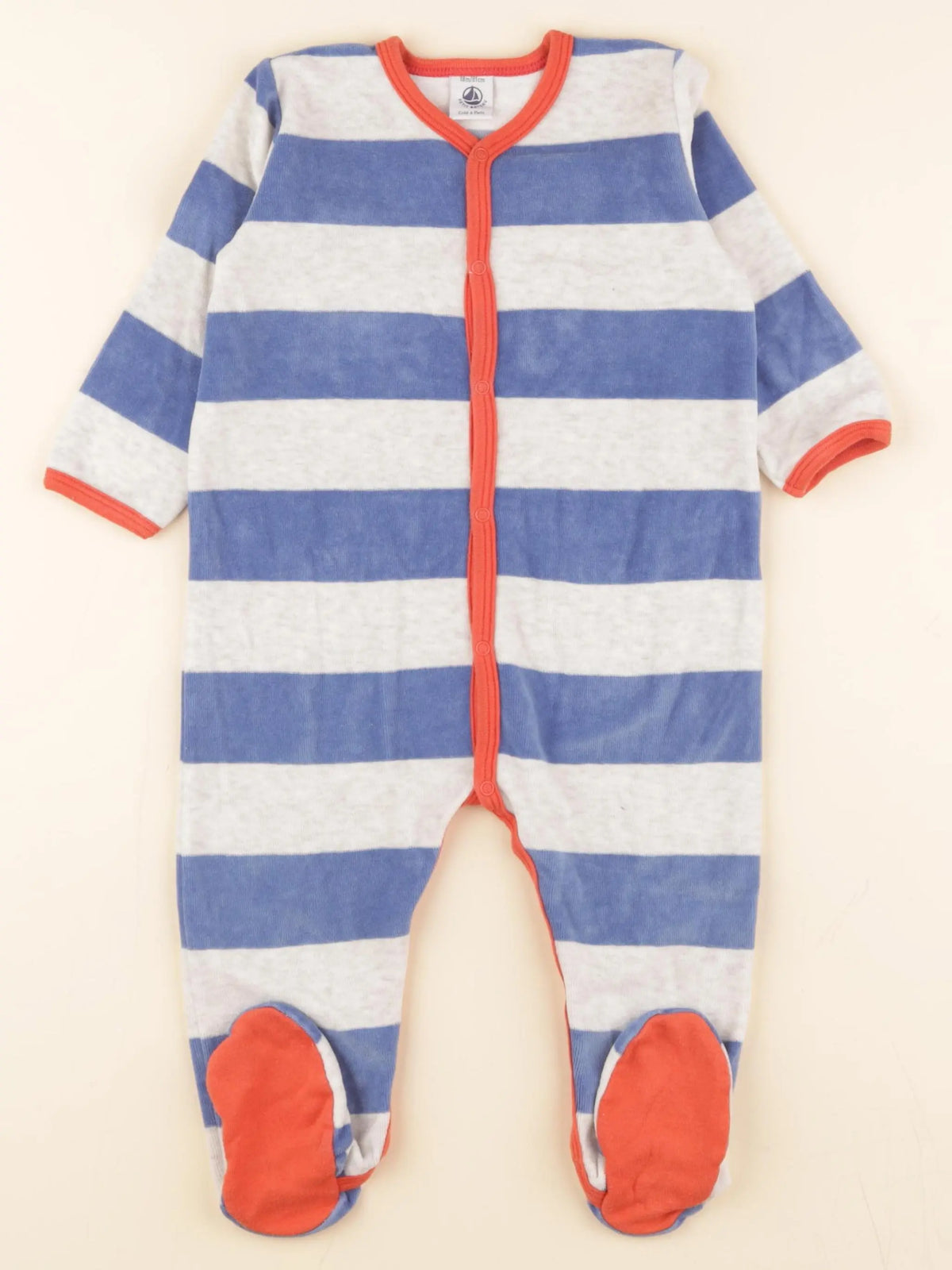 Pyjama velours gris