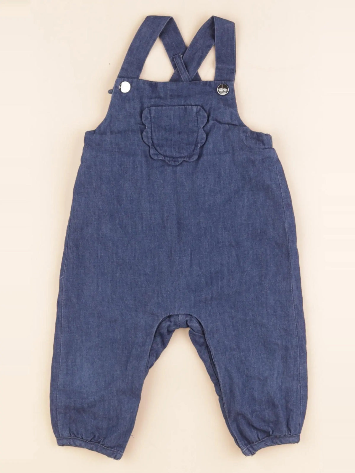Jacadi - salopette bleu - 6 mois