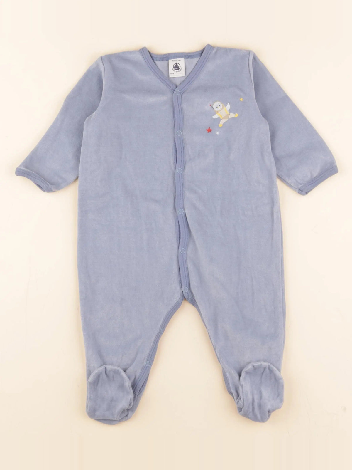 Pyjama velours bleu
