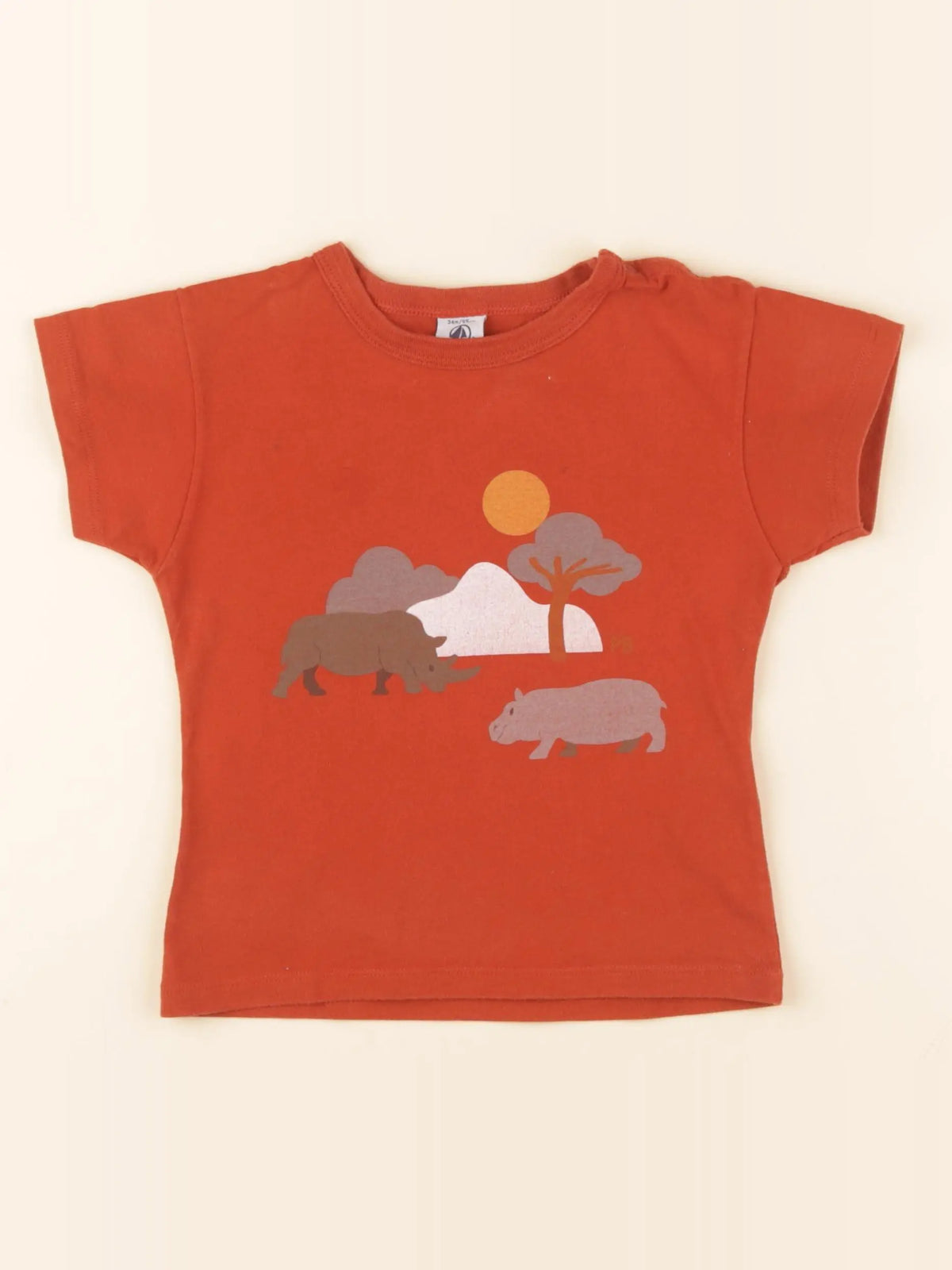Tee-shirt marron