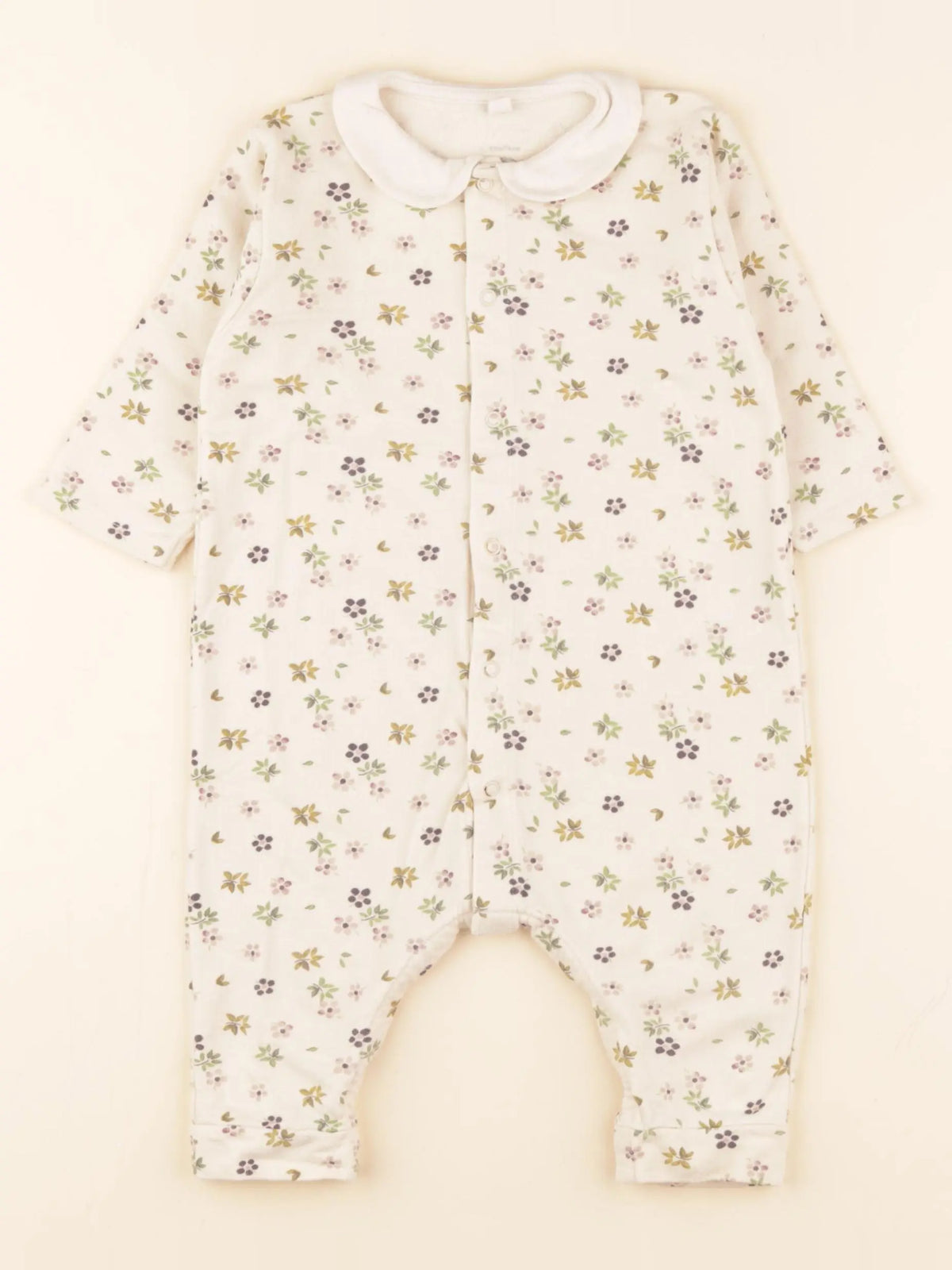 Pyjama coton beige