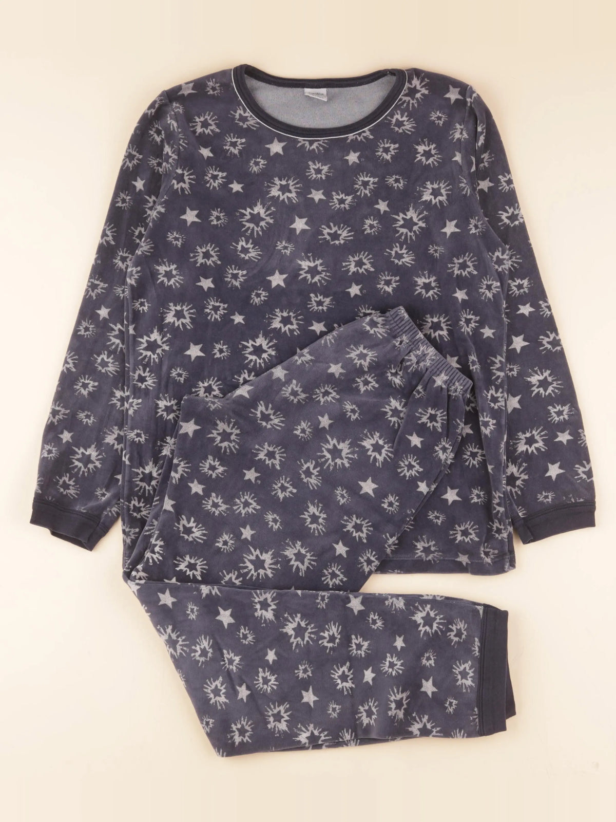 Pyjama velours bleu