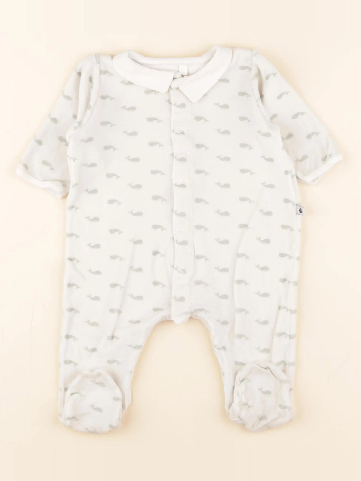 Pyjama velours blanc